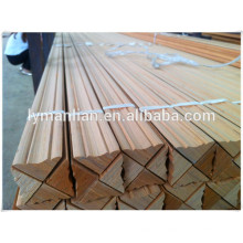 Moldura exterior / moldura de madera triangular / moldura de techo